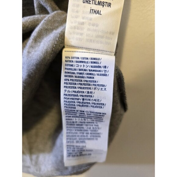 Vintage Y2K Abercrombie & Fitch T Shirt Grey Red Logo Baby Tee Casual Kids Women - Picture 4 of 5